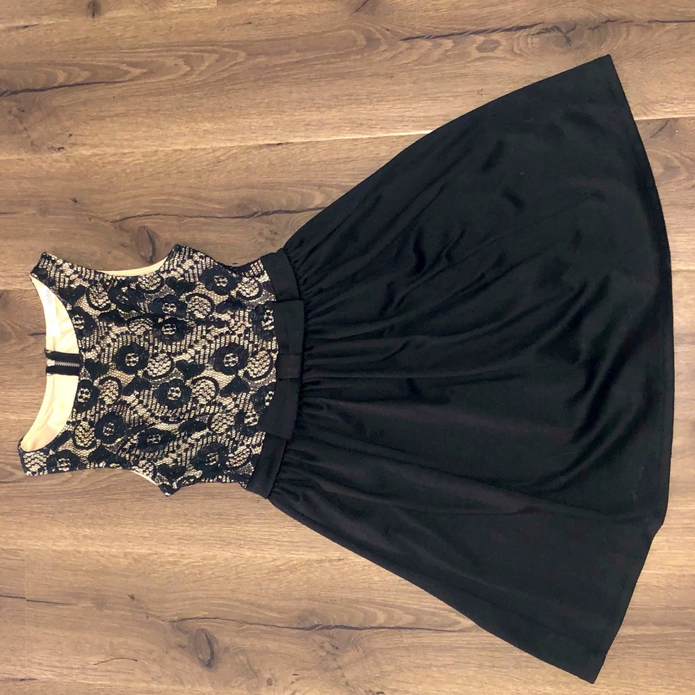 Girls lace/black mini (XS)